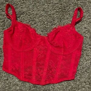 Lace bustier